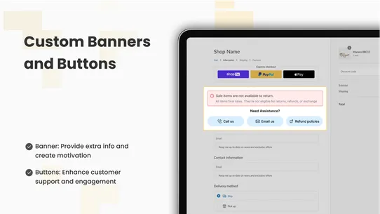 Qikify Checkout Customizer screenshot