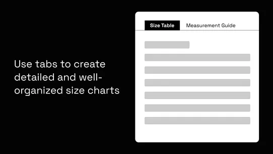 Jotly Size Chart &amp; Size Guide screenshot