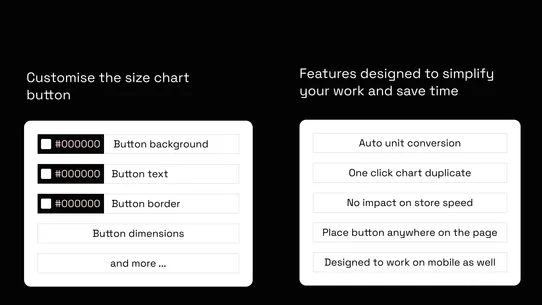 Jotly: Size Chart &amp; Size Guide screenshot