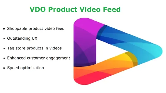 VDO Product Video Feed screenshot