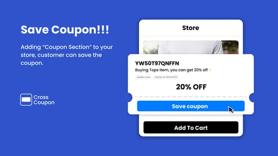 Cross Coupon screenshot