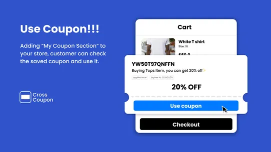 Cross Coupon screenshot