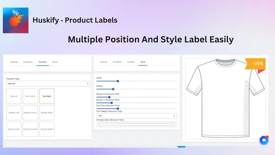 Huskify Product Labels&amp;Badges screenshot