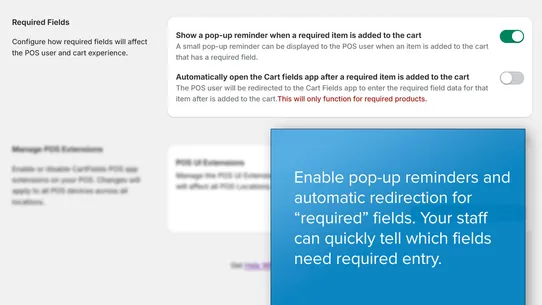 CartFields for POS screenshot
