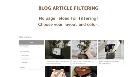 Howdy Blog Filter screenshot