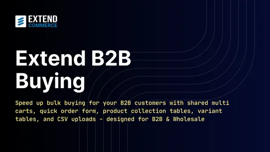 Extend B2B Buying screenshot
