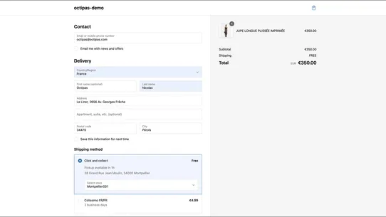 Octipas OMS Connector screenshot