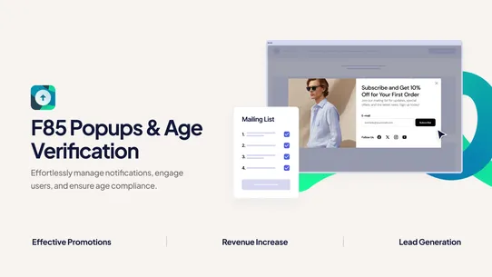 F85 Popups &amp; Age Verification screenshot