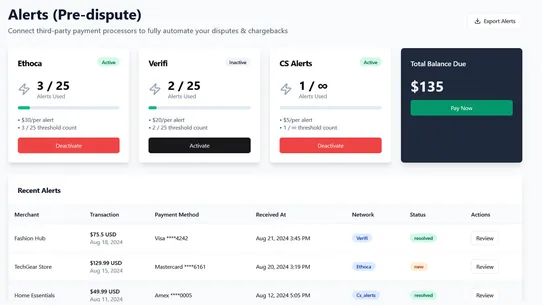 Chargeback Specialist screenshot