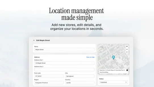 SubZero Store Locator screenshot