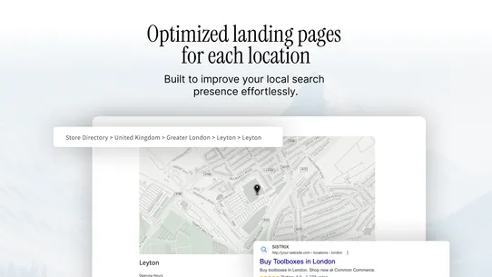 SubZero Store Locator screenshot