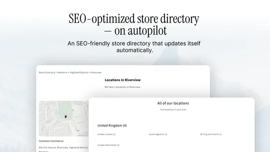 SubZero Store Locator screenshot