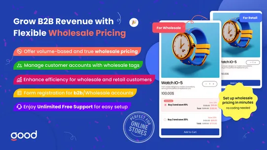 B2B:Wholesale Pricing Discount screenshot