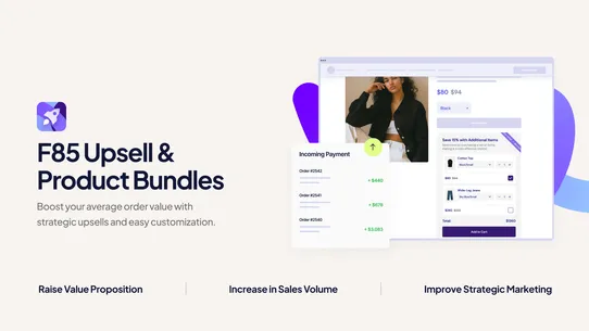F85 Upsell &amp; Product Bundles screenshot