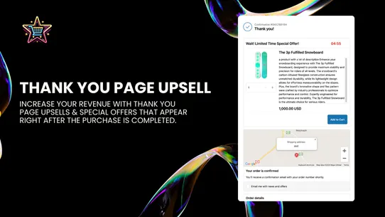 EcomStar ‑ Pre &amp; Post Upsell screenshot