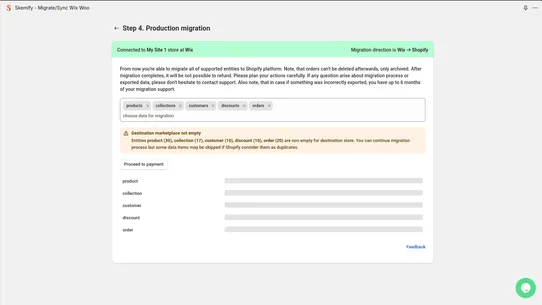 Skemify ‑ Migrate/Sync Wix Woo screenshot
