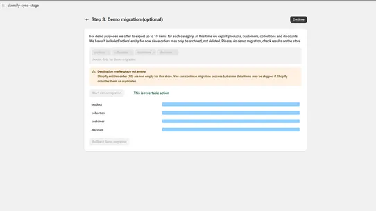 Skemify ‑ Wix Store Migration screenshot