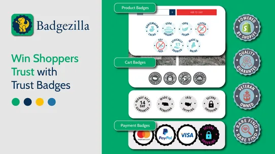 Badgezilla Trust Badges, Icons screenshot