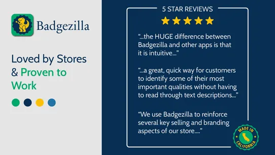 Badgezilla Trust Badges, Icons screenshot