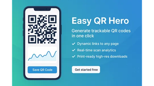 Easy‑QR Hero QR Code Generator screenshot
