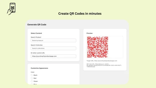 Easy‑QR Hero QR Code Generator screenshot
