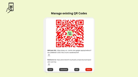 Easy‑QR Hero QR Code Generator screenshot