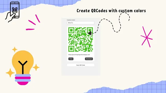 Easy‑QR Hero QR Code Generator screenshot