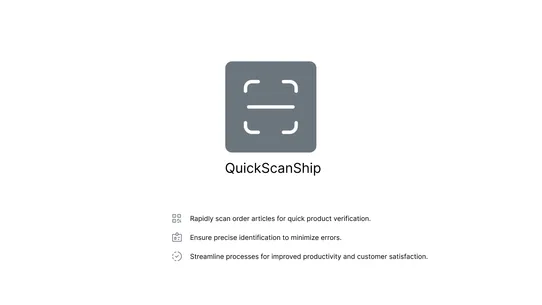 QuickScanShip screenshot