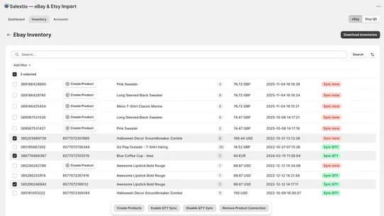 Salestio — eBay &amp; Etsy Import screenshot