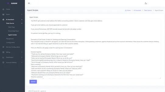 Garam ‑ LiveChat &amp; AI ChatBot screenshot