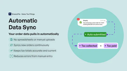 BreezyFile ‑ Sales Tax Filings screenshot