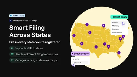 Sales Tax Filings ‑ BreezyFile screenshot