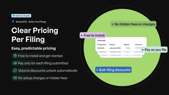 Sales Tax Filings ‑ BreezyFile screenshot