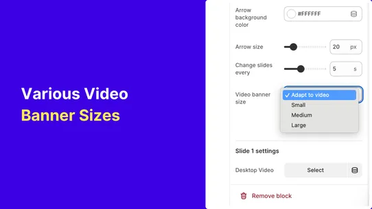 Glider: Clickable Video Slider screenshot