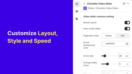 Glider: Clickable Video Slider screenshot