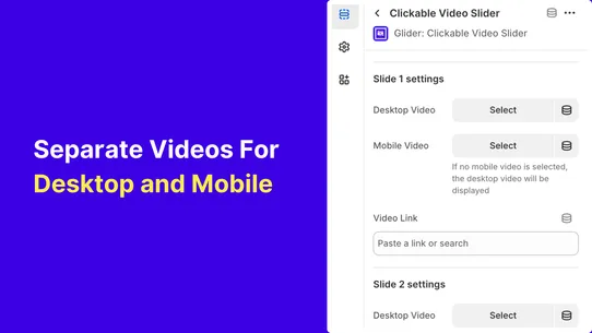 Glider: Clickable Video Slider screenshot