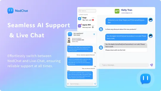 Nod Chat: Personalized AI Bot screenshot