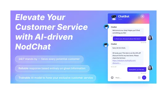 Nod Chat: AI Driven Chatbot screenshot