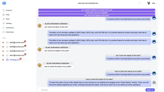 Nod Chat: AI Driven Chatbot screenshot