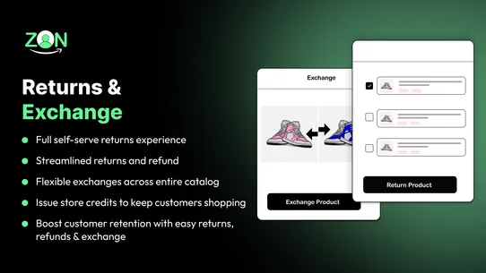 Zon Customer Accounts &amp; B2B screenshot