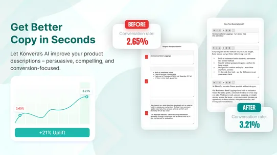 Konvera: A/B Split Testing screenshot