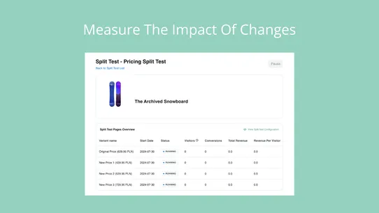 Konvera: A/B Testing screenshot