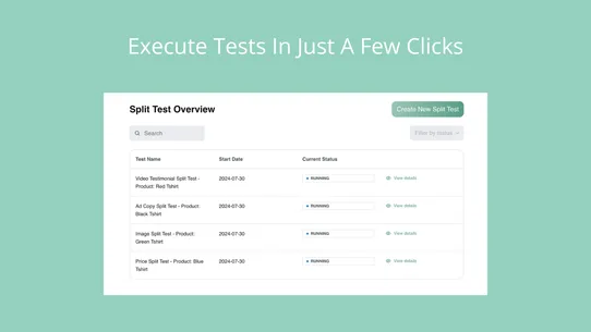 Konvera: A/B Testing screenshot