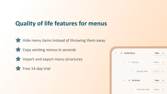 MenuQoL: Hide &amp; Copy Menus screenshot