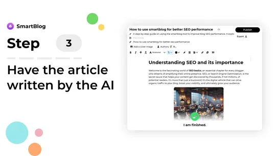 SmartBlog: AI Posts Writer screenshot