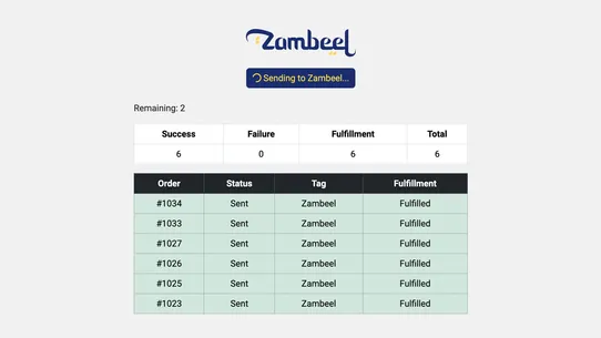 Zambeel screenshot