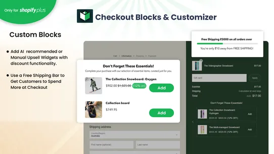Checkout Blocks &amp; Customizer screenshot