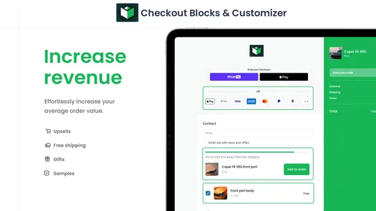 Checkout Blocks &amp; Customizer screenshot