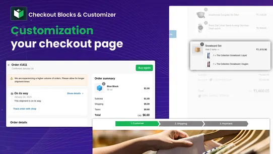 Checkout Blocks &amp; Customizer screenshot