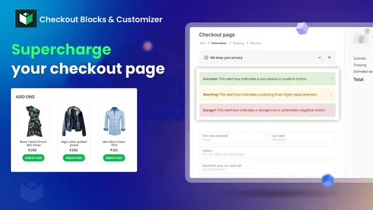 Checkout Blocks &amp; Customizer screenshot